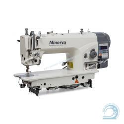 Minerva M6160 JE4 беспосадочная одноигольная швейная машина с прямым приводом и полусухой головой для легких и средних тканей