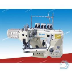 Shunfa SF6200-01MS-D четырехигольный шестиниточный флетлок с цилиндрической платформой и прямым приводом