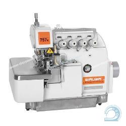SIRUBA 757K-516M2-55/PS промышленный пятиниточнный оверлок с устройством для обработки карманов для легких и средних тканей