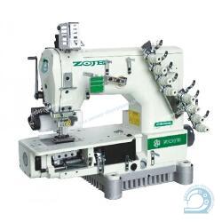 ZOJE ZJ 1414-100-403-601-612-06064 шести игольная машина цепного стежка для настрачивания лампасов